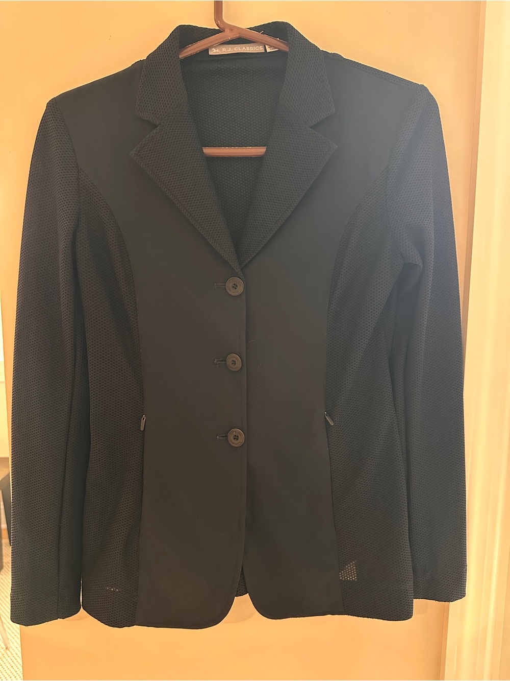 RJ Classics Equestrian Show Coat Mesh in Black